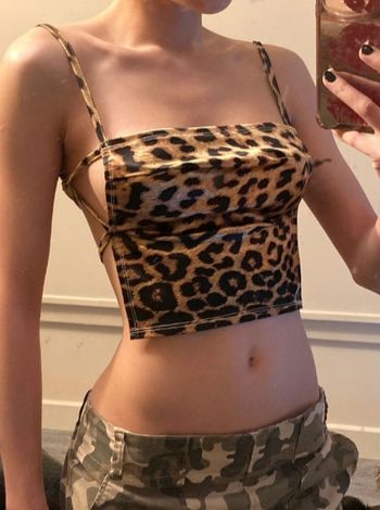 Débardeur léopard sexy