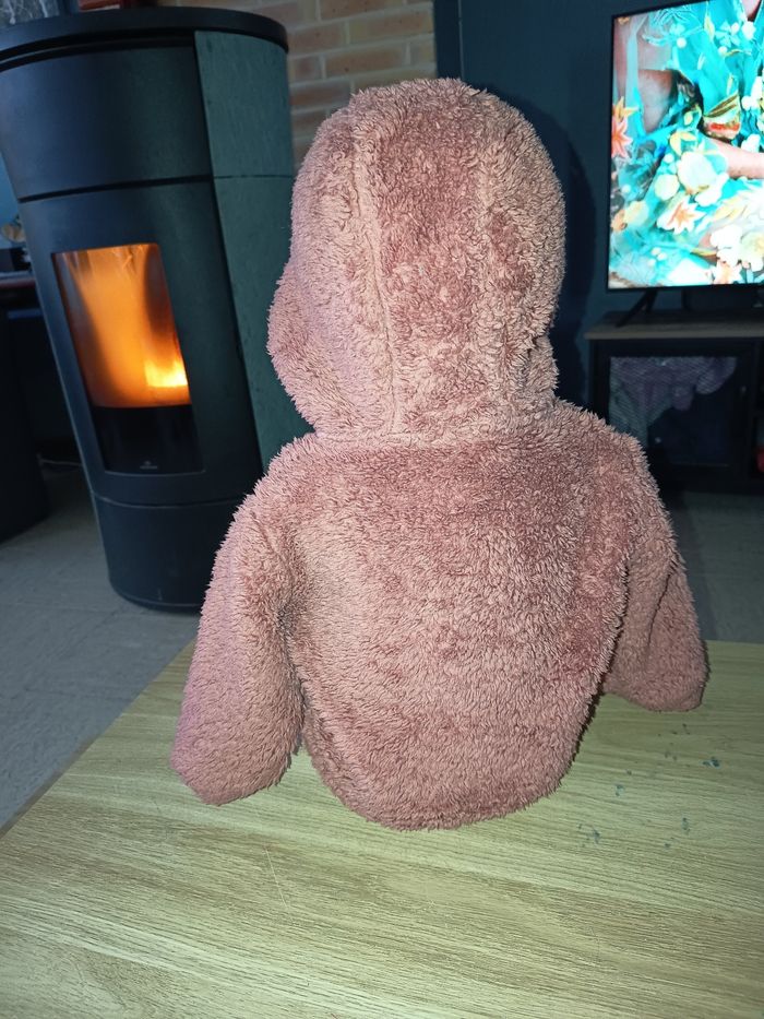 Manteau pilou pilou rose - photo numéro 4