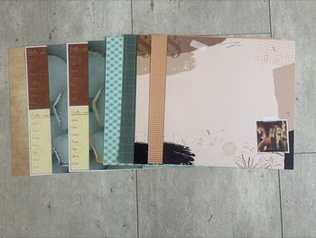 Lot de feuilles pour scrapbooking lot 8