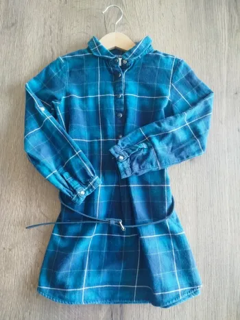 Robe à carreaux fille 5 ans