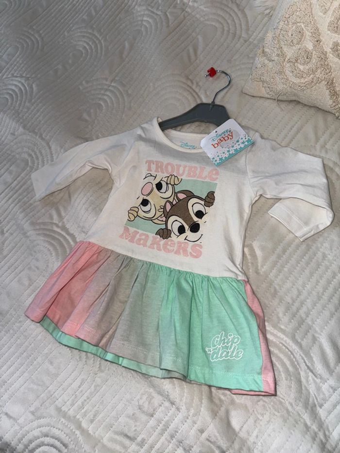 Très jolie robe Disney tic et tac 6 mois neuve - photo numéro 5