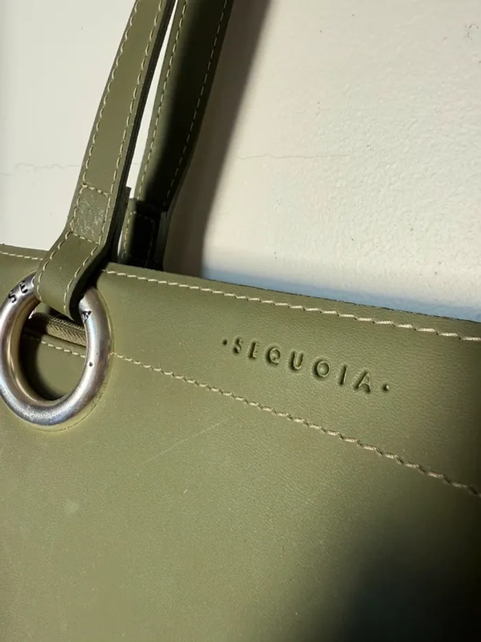 Sac kaki sequoia cuir - photo numéro 2