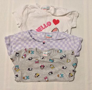 Lot de 3 tee-shirts Disney 18 mois