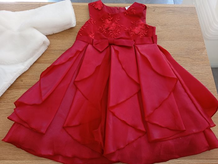 Robe soirée avec gilet neuf 4 ans - photo numéro 2