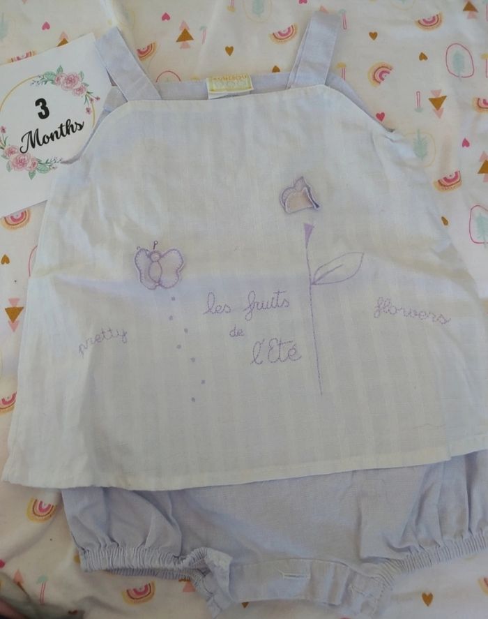 Lot séparable 10 vêtements 3 mois fille - photo numéro 7