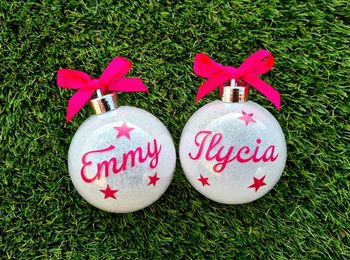 Boule de Noël personnalisée