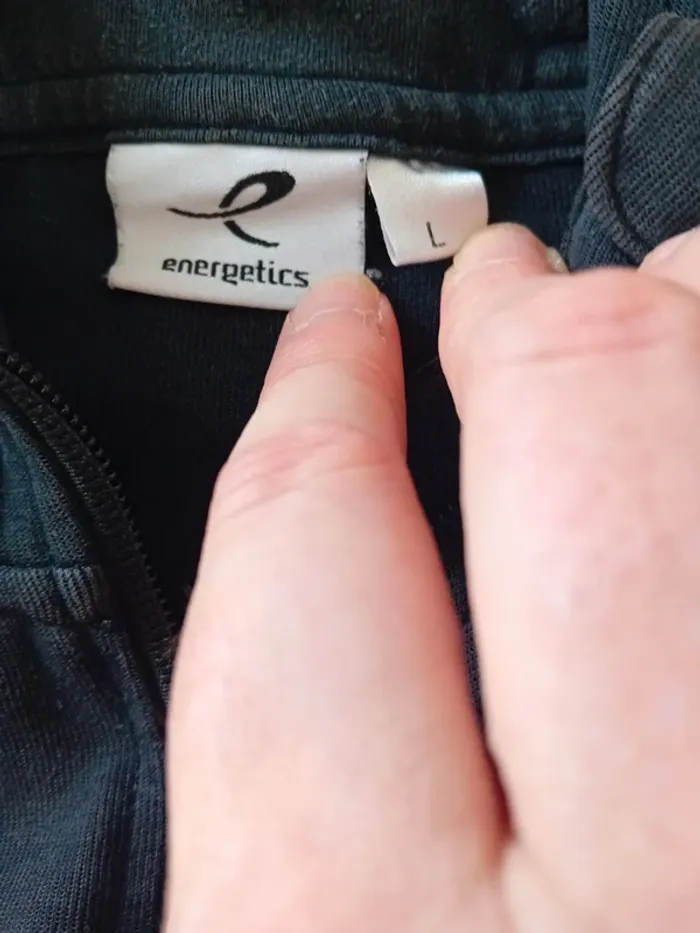 Veste zippé  Noir Taille L/40 énergétics - photo numéro 3