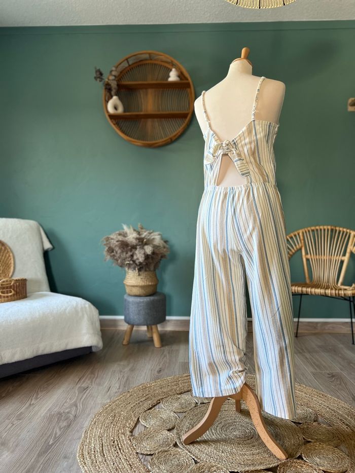 Combinaison 🩵💛🤍 rayée Creeks 16 ans - photo numéro 9