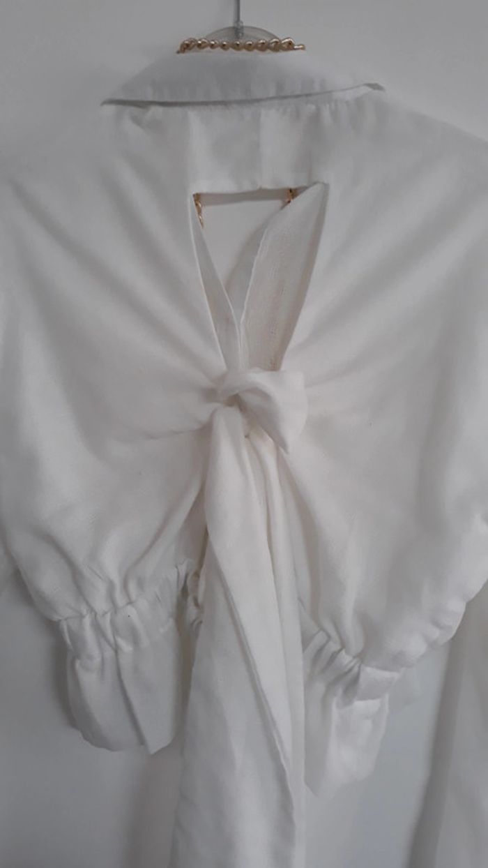 Chemisier court en voile de coton - photo numéro 3