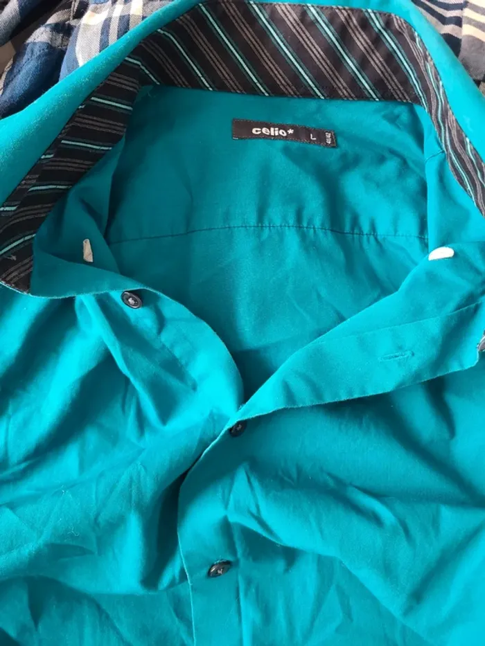 Lot de 3 chemises Celio et Jules taille L - photo numéro 5