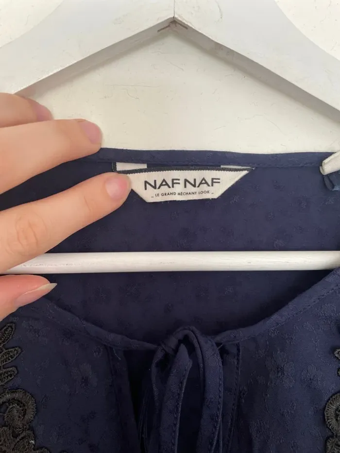 Robe bleu marine NafNaf 38 - photo numéro 3