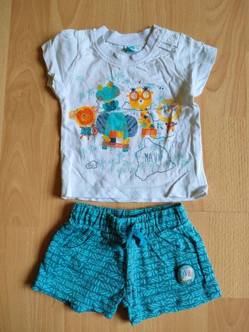 Ensemble t-shirt et short Tuc Tuc en 3M