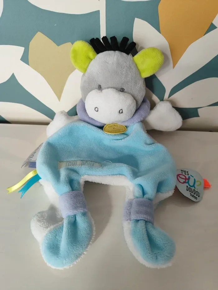 Doudou plat âne doudou et compagnie