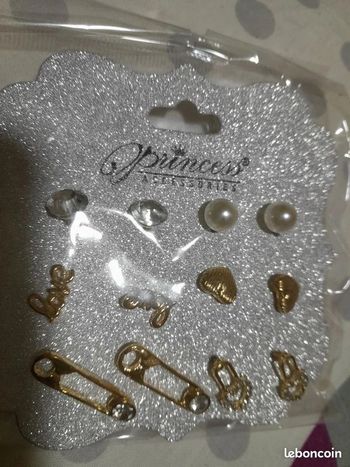 Boucles d'oreilles doré