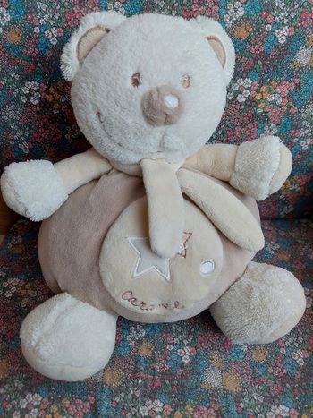 #12 Sauthon - Petit Ours doudou Caramel