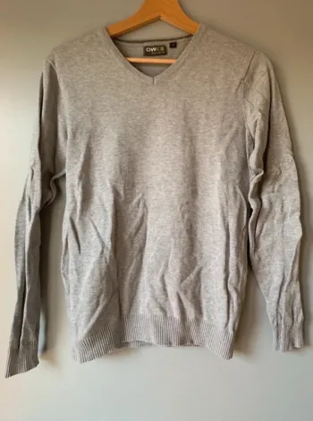 Pull homme gris