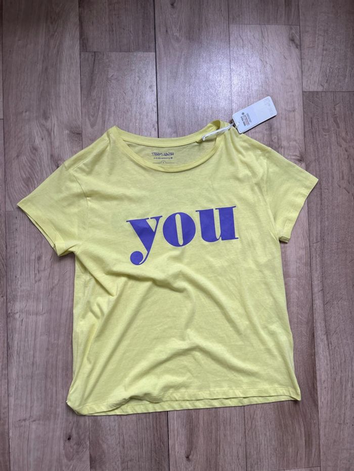 T-shirt jaune Teddy Smith édition limitée S