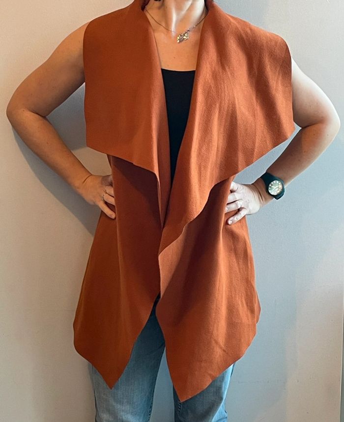 Veste / gilet / pardessus  sans manches hiver mi saison - photo numéro 2