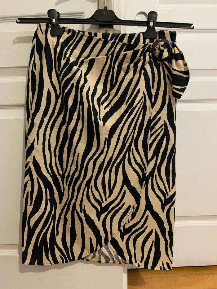 Jupe Sézane Katalina T38 zèbre neuve jamais portée