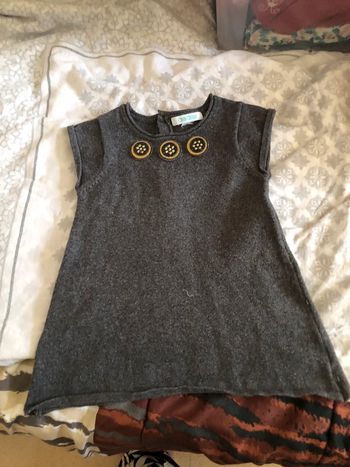 Robe grise automne 18 mois