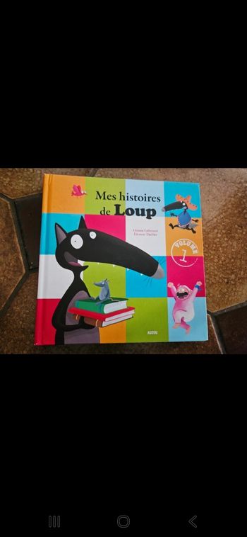 Livre enfant "mes histoires de Loup" volume 1