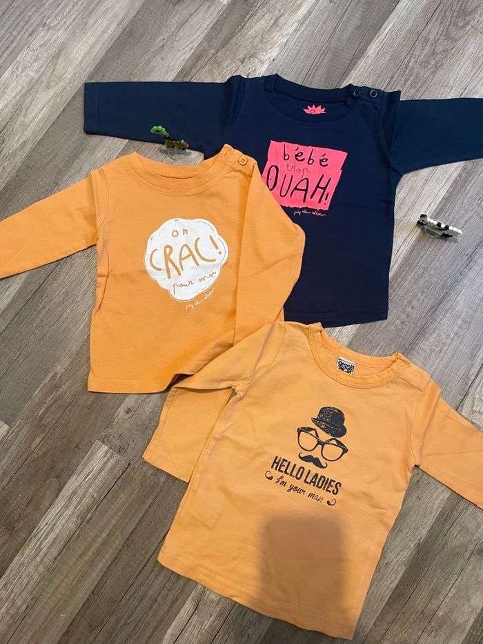 Tee shirt manche longue tape à l œil - photo numéro 2