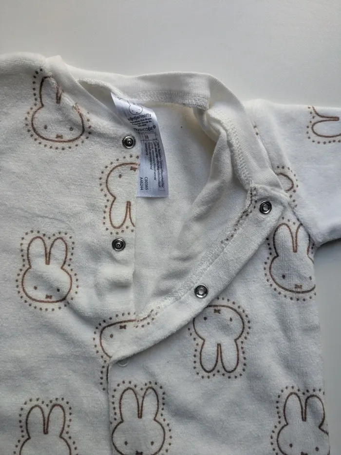 Combinaison velours Miffy TBE - photo numéro 3