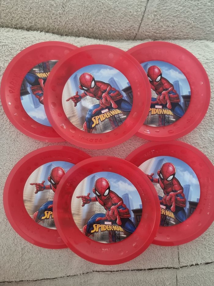Assiettes spiderman