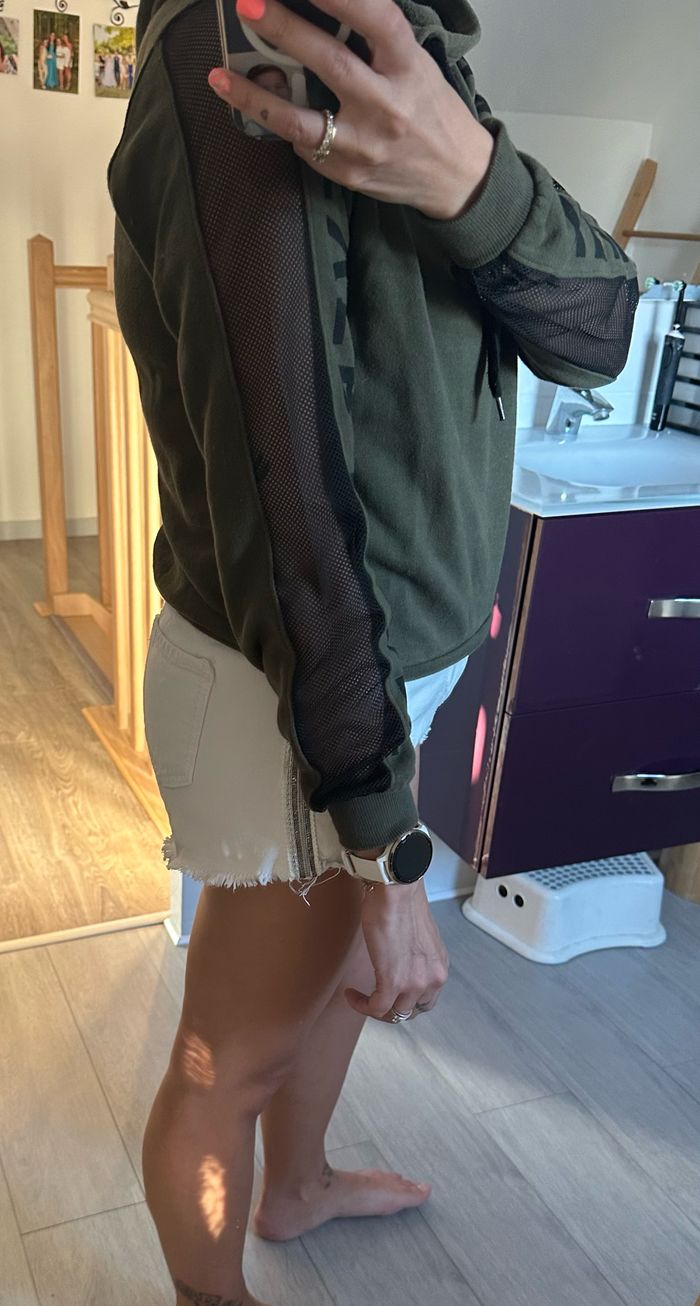 Pull à capuche kaki - photo numéro 5