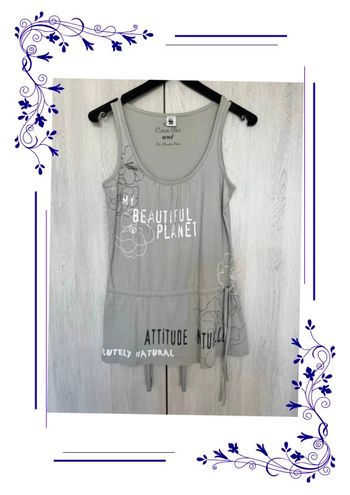 T shirt long WWF 34/36 gris clair