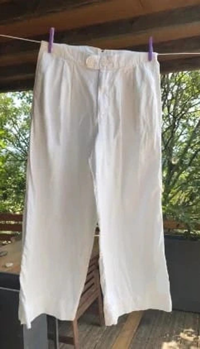 GAP Pantalon lin coton M/L - photo numéro 2