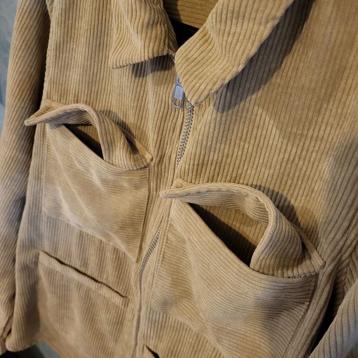 Veste / Surchemise en Velours Côtelé - Beige / Crème 🧥 Marque Pieces - Taille M - photo numéro 5