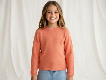 pull orange Taille 10 ans CAMAIEU (peluches)