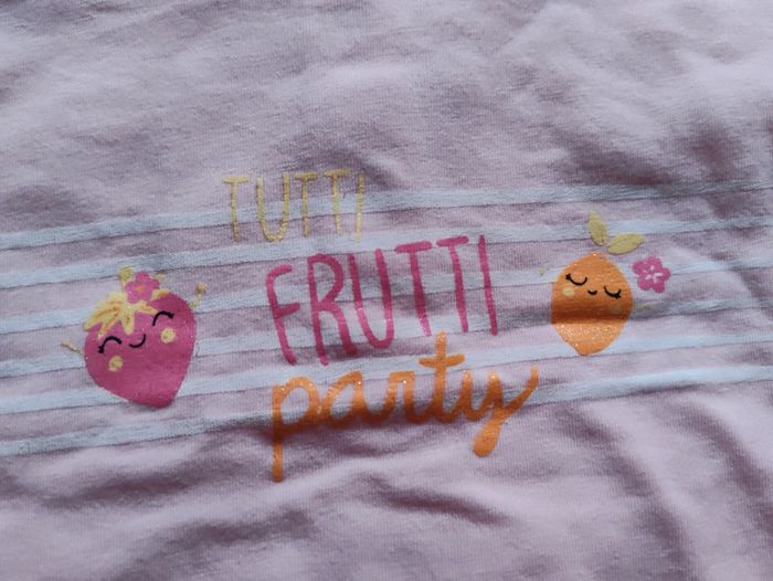 Ensemble deux pièces t-shirt et short bébé fille 3 mois - photo numéro 3