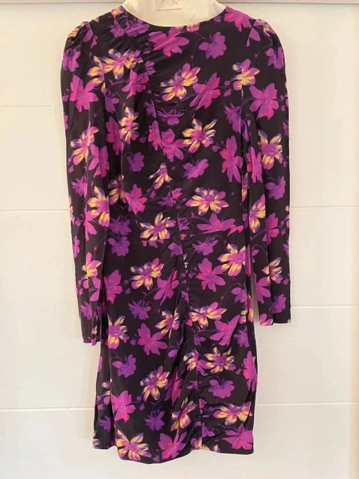 Robe fleurie fuschia Maje T1 - photo numéro 2