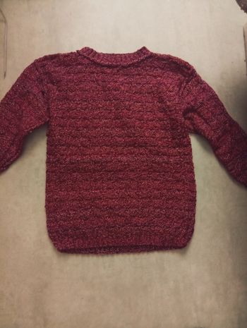 🌺 magnifique pull bordeaux chiné ultra cosy et chaud parfait pour l'hiver 🌺