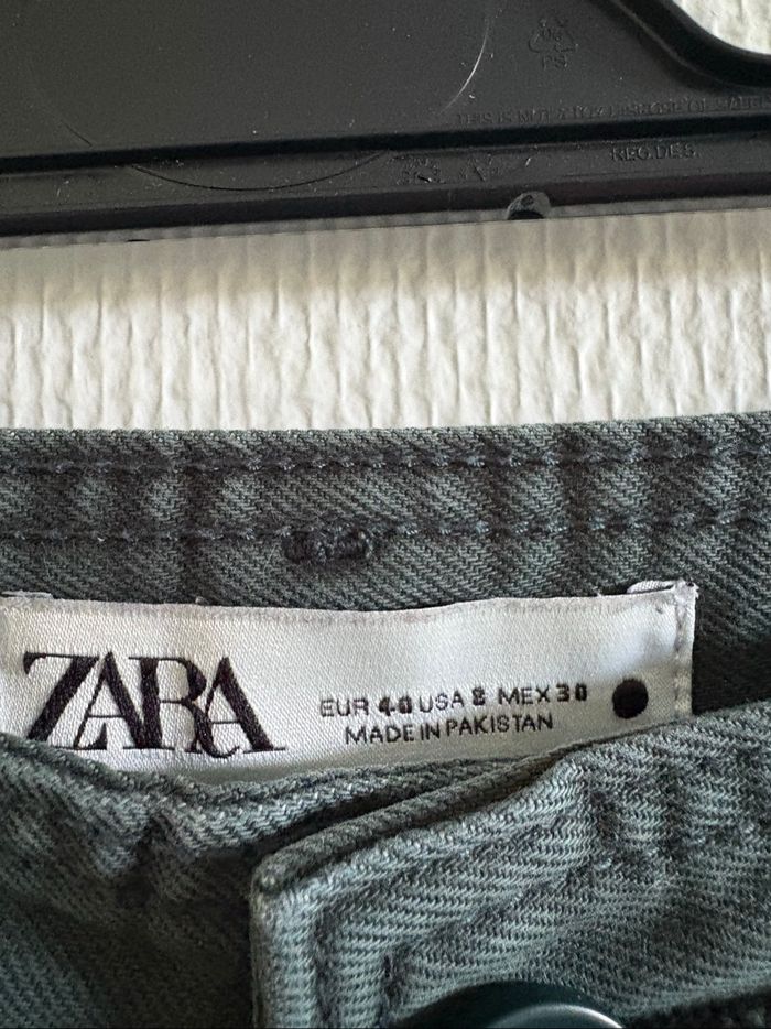 Jean Marine Straight Zara - vert - photo numéro 3