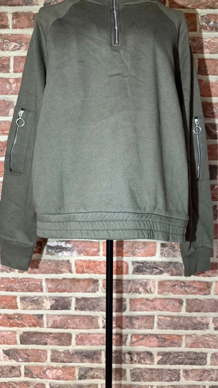 Sweat / Pull Camionneur Kaki Primark Taille XL / 42 - photo numéro 6