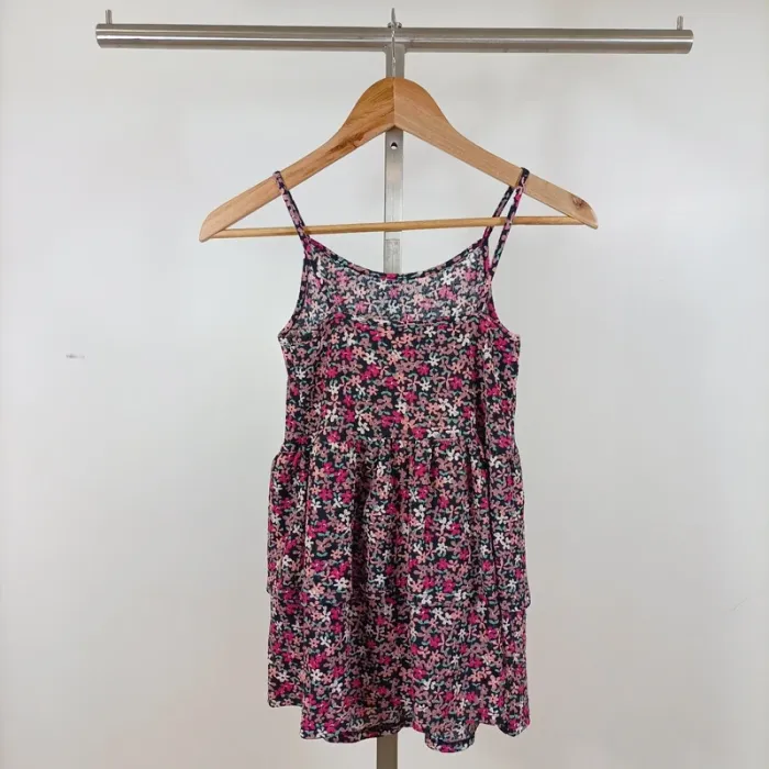 Robe fille à bretelles imprimé fleuri Primark Cares – taille 6-7 ans / 122 cm A1097 - photo numéro 4