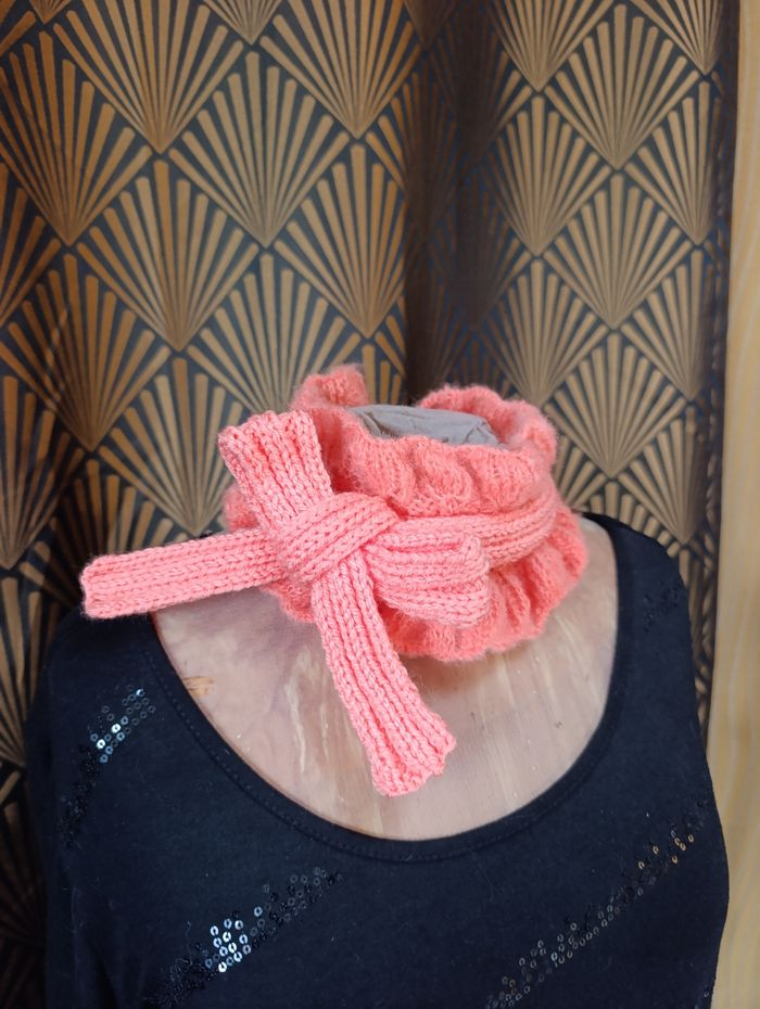 Foulard écharpe Col à volants corail ruffled collar - photo numéro 5