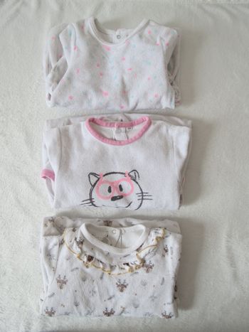 Lot pyjamas 12 mois