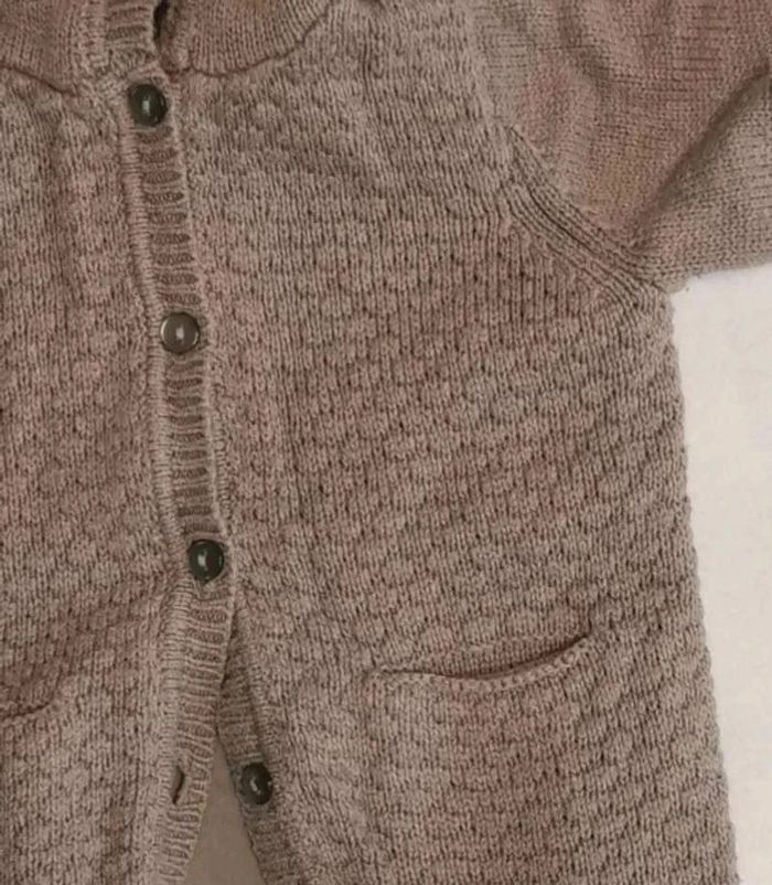 Gilet 👣  à  capuche chaud obaïbi 6mois/67cm - photo numéro 5