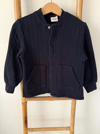 Gilet à pression bleu marine, veste légère Tape à l’œil Taille 3 ans