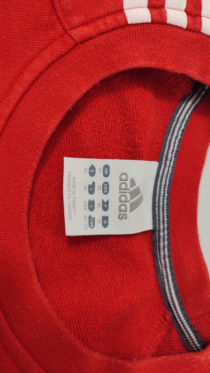 Vêtement Homme Pull rouge Adidas SV Oberkollwangen taille XL #Retrostreet - photo numéro 5