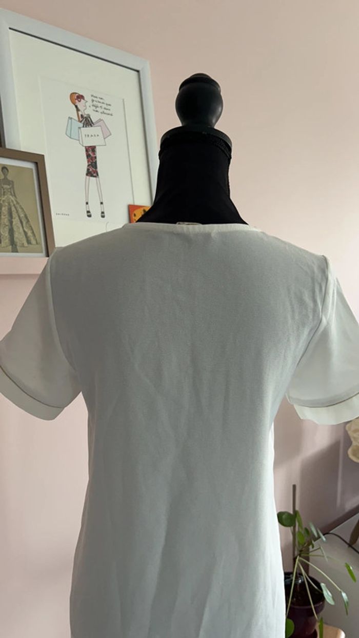 Top blanc et doré - photo numéro 4