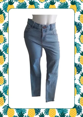 Pantalon skinny bleu clair