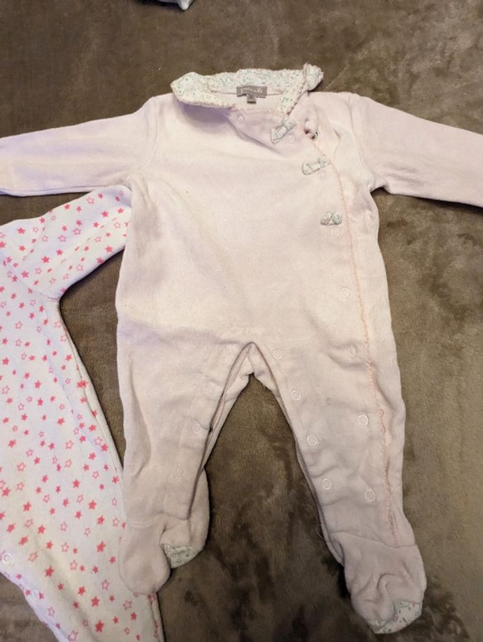 lot de 2 pyjamas grain de blé 3 mois - photo numéro 2