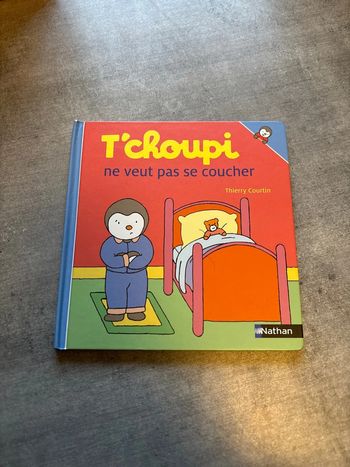 Livre T’choupi ne veut pas se coucher