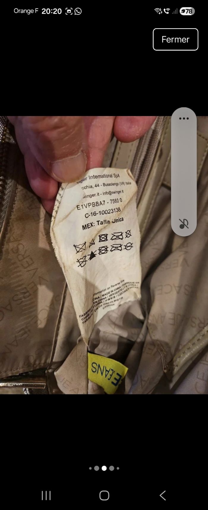 Sac a main versace jeans - photo numéro 7