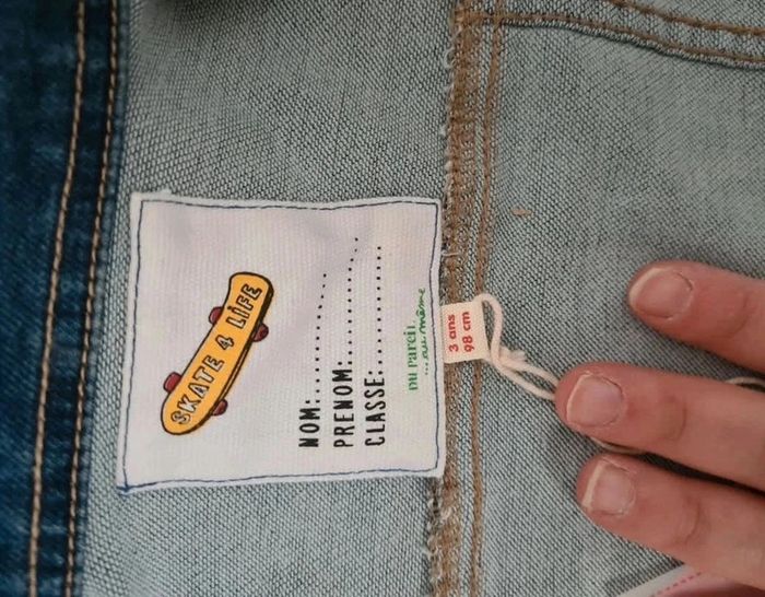 Veste neuve en jean's taille 3 ans 98cm - photo numéro 6